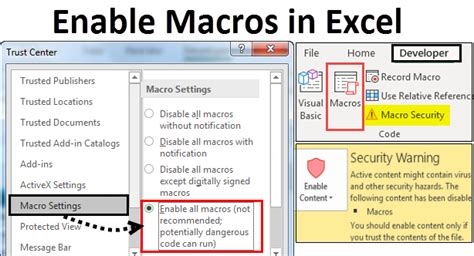 enable macros in excel 365 online|Work with VBA macros in Excel for the web .